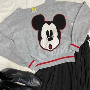 Disney 90th anniversary cropped sweater size junior XL (runs small)